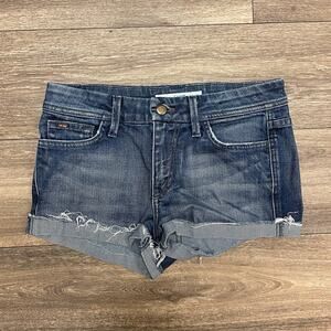 Joe's Jeans The Muse Distressed Denim Jean Shorts  Size 26